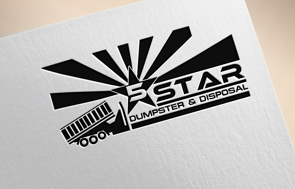 Logo Design entry 2737080 submitted by MuhammadR to the Logo Design for 5 Star Dumpster & Disposal run by Blazetheta