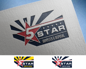 Logo Design entry 2736009 submitted by logiteck to the Logo Design for 5 Star Dumpster & Disposal run by Blazetheta