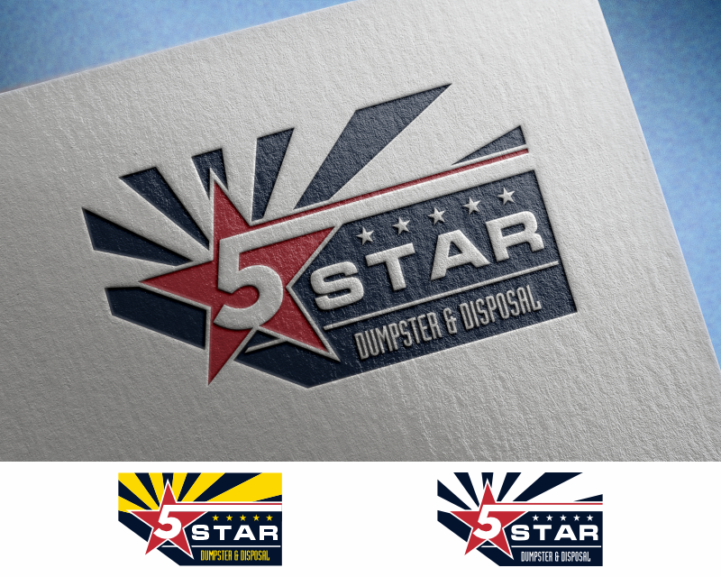 Logo Design entry 2736009 submitted by miledesign to the Logo Design for 5 Star Dumpster & Disposal run by Blazetheta