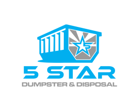 Logo Design entry 2735821 submitted by freelancernursultan to the Logo Design for 5 Star Dumpster & Disposal run by Blazetheta