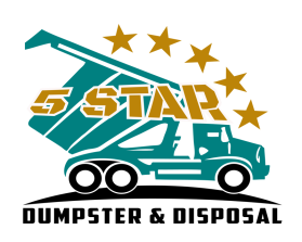 Logo Design Entry 2735882 submitted by biddow to the contest for 5 Star Dumpster & Disposal run by Blazetheta
