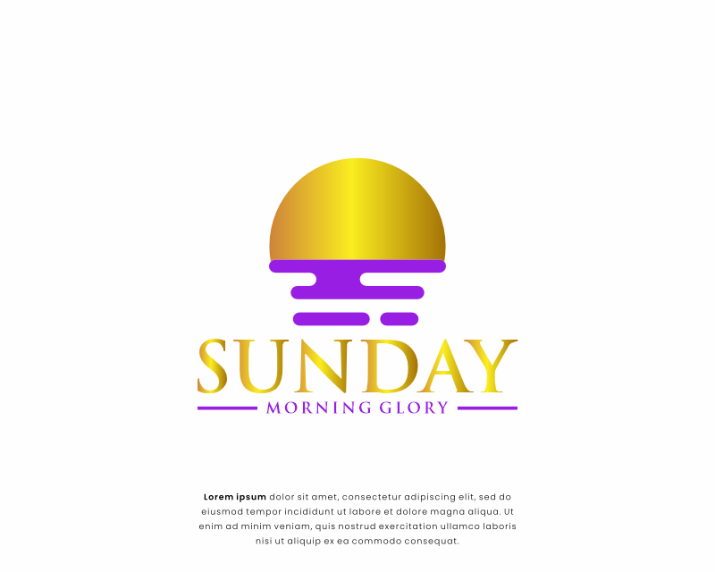Logo Design entry 2747979 submitted by ecriesdiyantoe to the Logo Design for Sunday Morning Glory run by Merisa