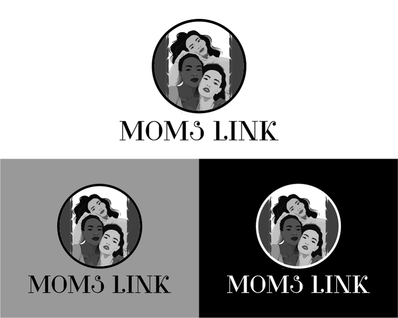 Logo Design entry 2738562 submitted by YukiKuning to the Logo Design for Moms Link run by cshann1919