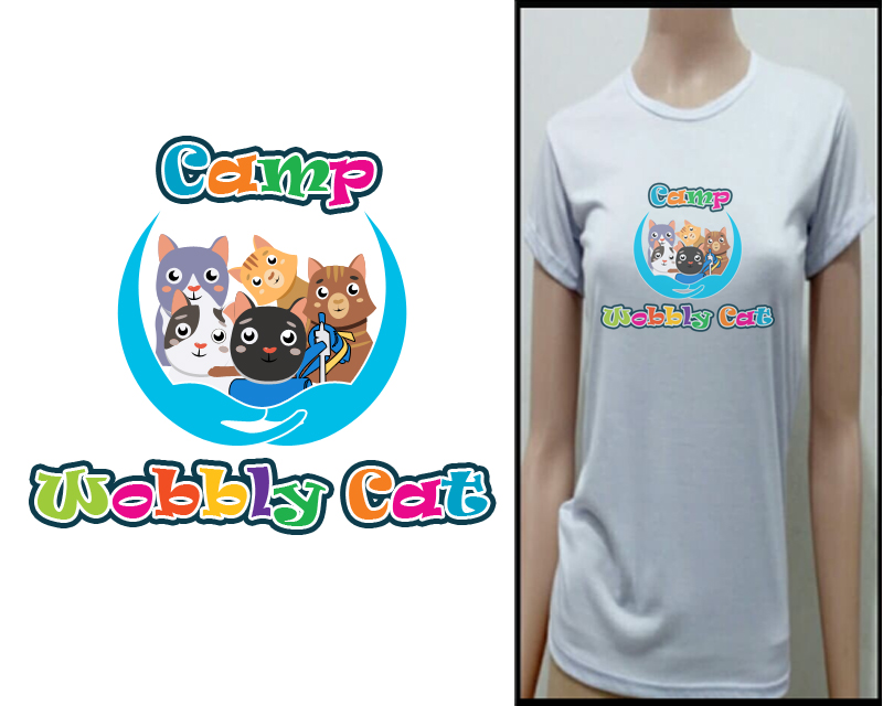 Logo Design entry 2742084 submitted by Adam to the Logo Design for Camp Wobbly Cat run by KrisKreativ