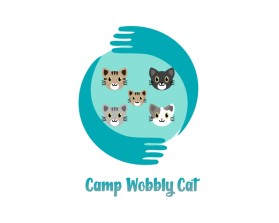 Logo Design Entry 2742167 submitted by Dand to the contest for Camp Wobbly Cat run by KrisKreativ