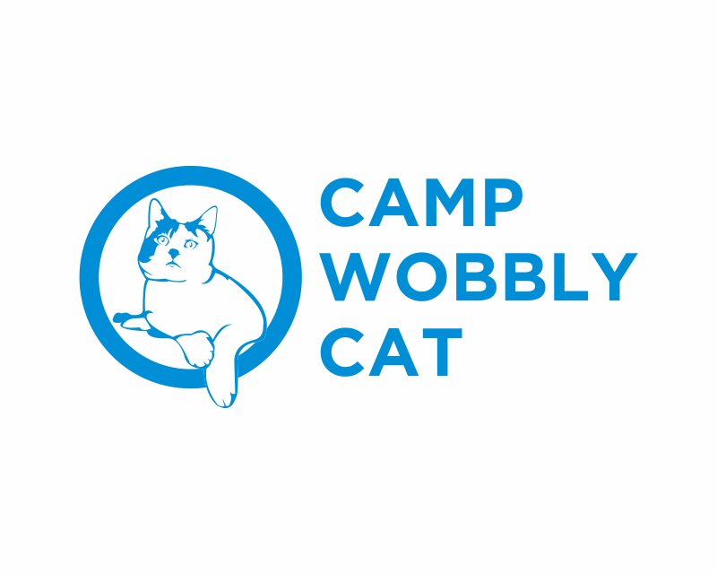 Logo Design entry 2739067 submitted by zahitr to the Logo Design for Camp Wobbly Cat run by KrisKreativ