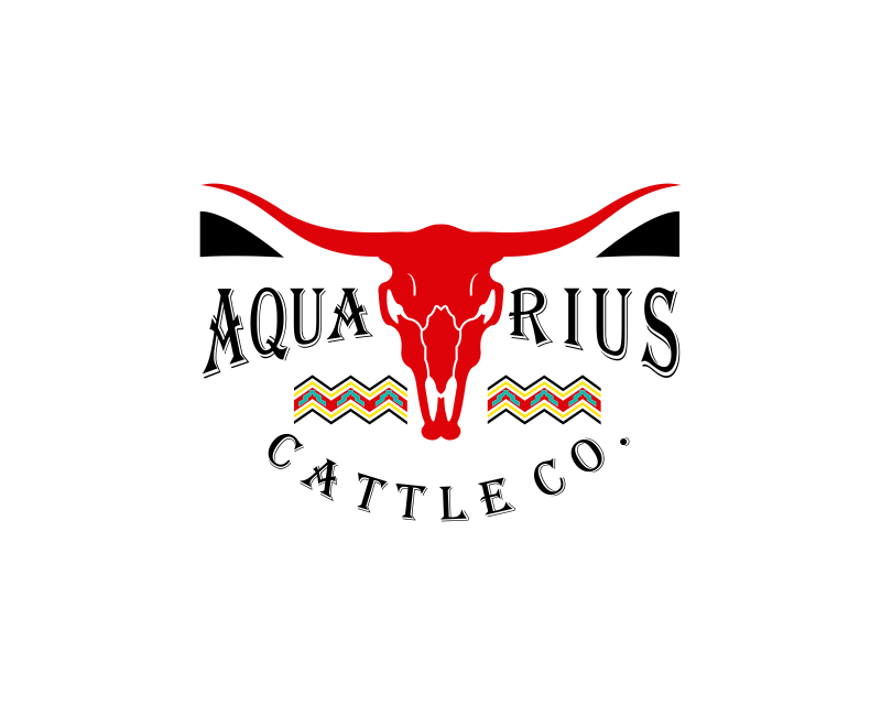 Logo Design entry 2749683 submitted by veva17 to the Logo Design for Aquarius Cattle Co. run by Ryland1