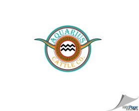 Logo Design Entry 2747983 submitted by webpagesol to the contest for Aquarius Cattle Co. run by Ryland1