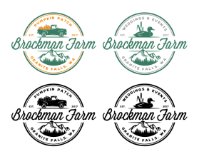 Logo Design entry 2740589 submitted by Erlando to the Logo Design for Brockman Farm run by BrockmanFarm