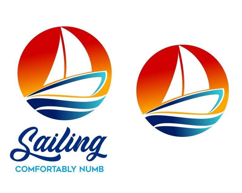 Logo Design entry 2741958 submitted by Ilham Fajri to the Logo Design for Sailing Comfortably Numb run by hangargllc