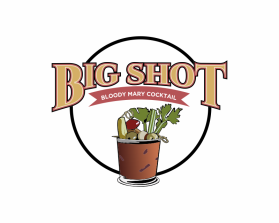 Logo Design entry 2741523 submitted by ukingsatriani to the Logo Design for Big Shot Bloody Mary Cocktail run by Rrjuarez209