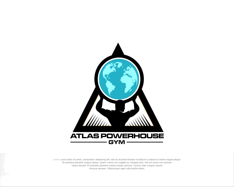 Logo Design entry 2744491 submitted by SATRI to the Logo Design for Atlas Powerhouse Gym run by Aeronica5