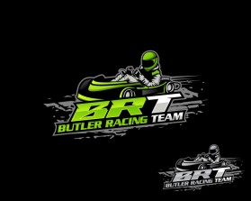Logo Design entry 2750840 submitted by FactoryMinion to the Logo Design for Butler Racing Team run by butleracing