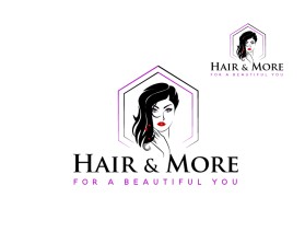Logo Design Entry 2753832 submitted by kavii to the contest for Hair & More run by ruddy
