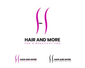 Logo Design Entry 2745380 submitted by Sufyan-baig to the contest for Hair & More run by ruddy
