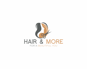 Logo Design Entry 2744634 submitted by Jarvvo to the contest for Hair & More run by ruddy