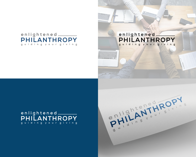 Logo Design entry 2745589 submitted by Horecca_team to the Logo Design for enlightened philanthropy run by d2ritzinger