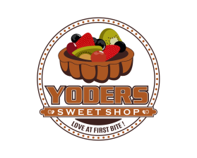 Logo Design Entry 2746423 submitted by sukses to the contest for Yoders Sweet Shop run by yoder76
