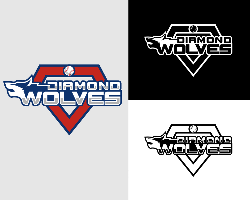 Logo Design entry 2756370 submitted by SATRI to the Logo Design for Diamond Wolves run by amywgreathouse@gmail.com