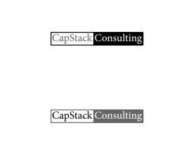 Logo Design Entry 2747784 submitted by nosukar to the contest for CapStack Consulting run by CapStack