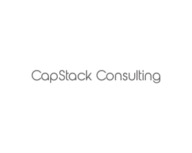 Logo Design Entry 2748702 submitted by mannat1922z to the contest for CapStack Consulting run by CapStack