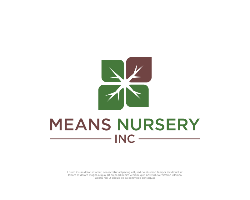 Logo Design entry 2749142 submitted by SabunMantan to the Logo Design for Means Nursery, Inc. run by Orenco