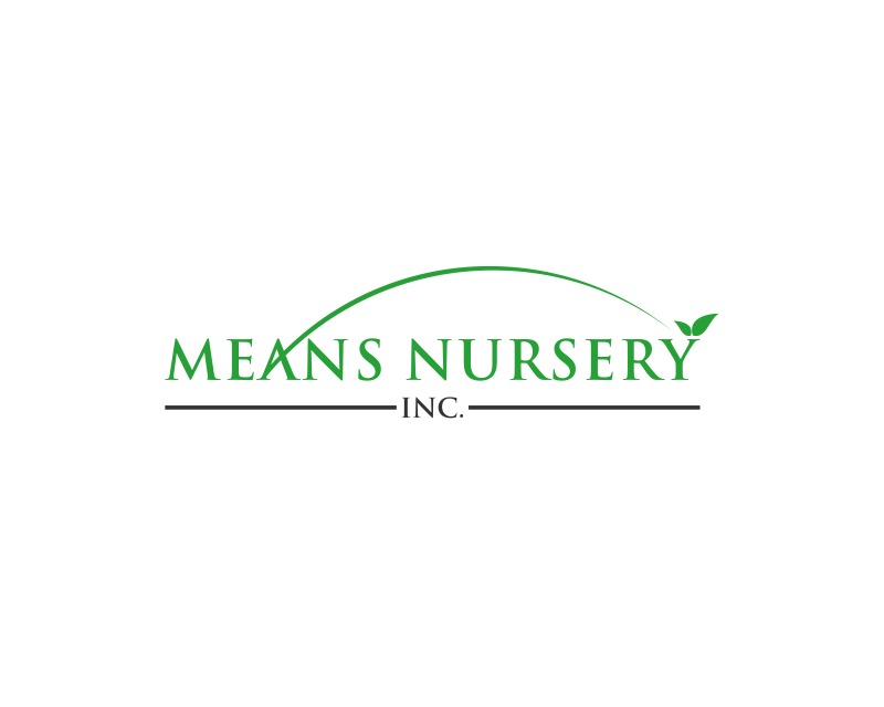 Logo Design entry 2749142 submitted by veva17 to the Logo Design for Means Nursery, Inc. run by Orenco