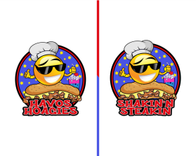 Logo Design Entry 2761466 submitted by sukses to the contest for 1. Shakin N Steakin.              or            2.  Havo's Hoagies run by Bayareafoodz