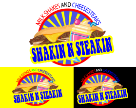 Logo Design Entry 2758570 submitted by onlinegraphix to the contest for 1. Shakin N Steakin.              or            2.  Havo's Hoagies run by Bayareafoodz