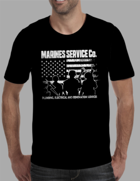 T-Shirt Design Entry 2754637 submitted by dragandjb to the contest for Marines Service Co. run by raytoz