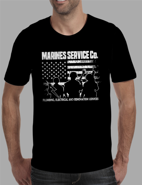 T-Shirt Design entry 2754637 submitted by elhusen to the T-Shirt Design for Marines Service Co. run by raytoz