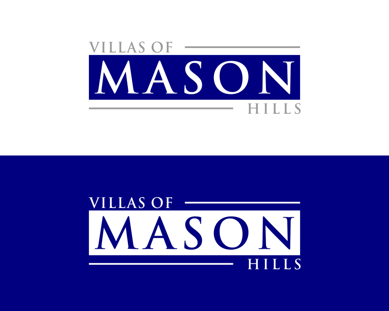Logo Design entry 2757195 submitted by Erlando to the Logo Design for Villas of Mason Hills run by salinaraquel9
