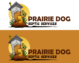 Logo Design Entry 2759596 submitted by cimempen design to the contest for Prairie Dog Septic Services run by Prairedog