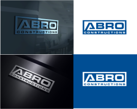 Logo Design Entry 2767136 submitted by lilis13 to the contest for ABRO CONSTRUCTIONS run by andrewbrowett