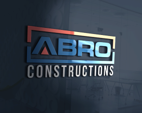 Logo Design entry 2764203 submitted by walnzo to the Logo Design for ABRO CONSTRUCTIONS run by andrewbrowett