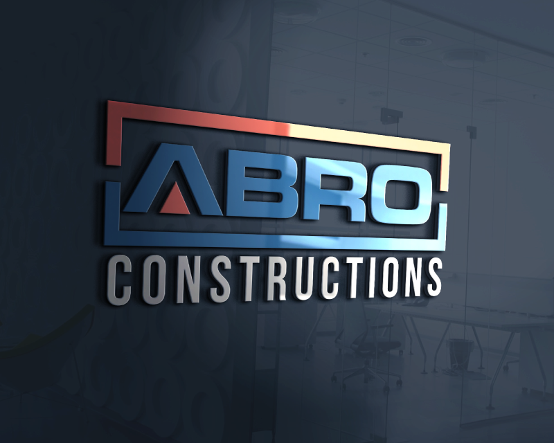 Logo Design entry 2772048 submitted by walnzo to the Logo Design for ABRO CONSTRUCTIONS run by andrewbrowett