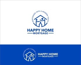Logo Design entry 2767015 submitted by Steev3 to the Logo Design for Happy Home Mortgage run by happyhomemortgage