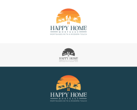 Logo Design entry 2770232 submitted by Steev3 to the Logo Design for Happy Home Mortgage run by happyhomemortgage