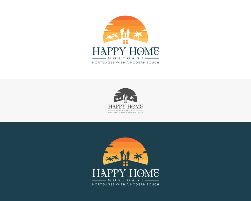 Logo Design entry 2770232 submitted by Fathenry to the Logo Design for Happy Home Mortgage run by happyhomemortgage
