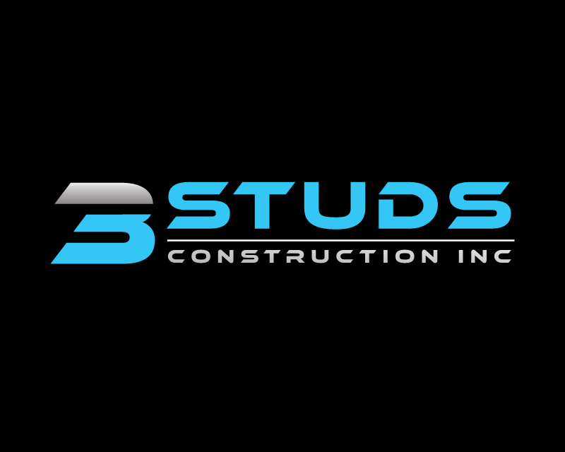 Logo Design entry 2766241 submitted by Amit1991 to the Logo Design for 3 Studs Construction Inc. run by Speedy