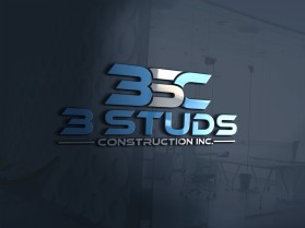 Logo Design entry 2766241 submitted by MuhammadR to the Logo Design for 3 Studs Construction Inc. run by Speedy