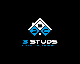 Logo Design Entry 2766244 submitted by Mza to the contest for 3 Studs Construction Inc. run by Speedy