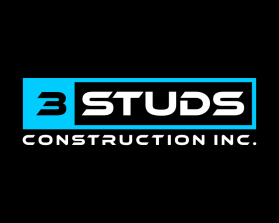 Logo Design entry 2764228 submitted by Artezza to the Logo Design for 3 Studs Construction Inc. run by Speedy