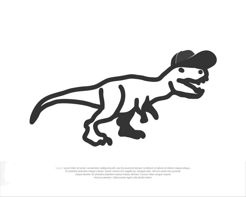 Logo Design entry 2776685 submitted by khaira to the Logo Design for T-Rex in a Hat run by BDG