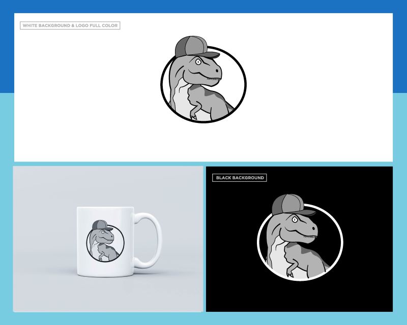 Logo Design entry 2776837 submitted by hidzhart to the Logo Design for T-Rex in a Hat run by BDG