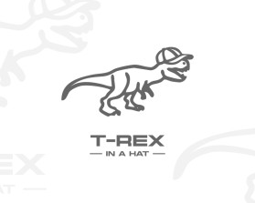 Logo Design Entry 2772166 submitted by dynyoung to the contest for T-Rex in a Hat run by BDG