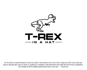 Logo Design Entry 2777318 submitted by ENVIRON to the contest for T-Rex in a Hat run by BDG