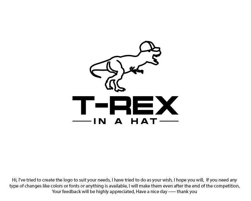 Logo Design entry 2768242 submitted by ENVIRON to the Logo Design for T-Rex in a Hat run by BDG