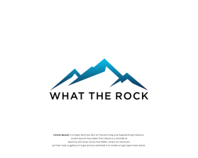 Logo Design entry 2774701 submitted by 237DSG to the Logo Design for What The Rock run by sdashtgard