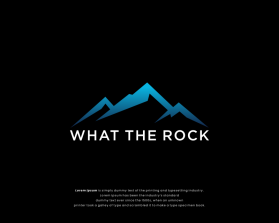 Logo Design entry 2774754 submitted by koeciet to the Logo Design for What The Rock run by sdashtgard